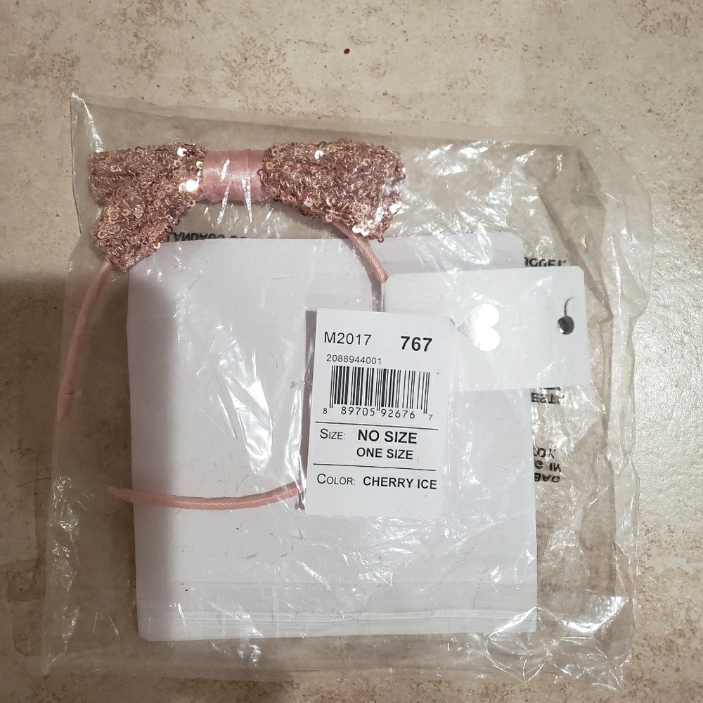 The Childrens Place PInk Sparkly headband